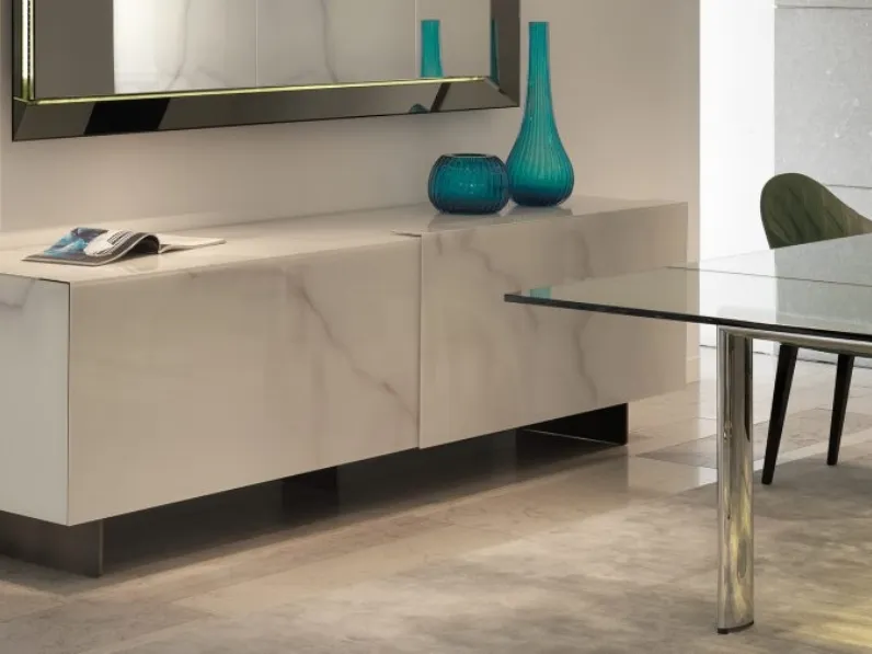 Madia in vetro Mirage Buffet di Reflex