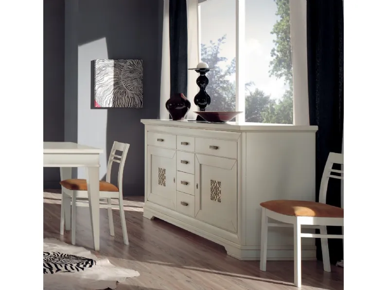 Madia Origami in legno laccato di Betamobili