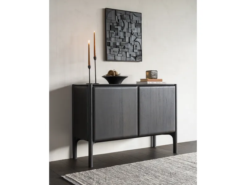 Madia PI Due ante in teak marrone scuro di Ethnicraft