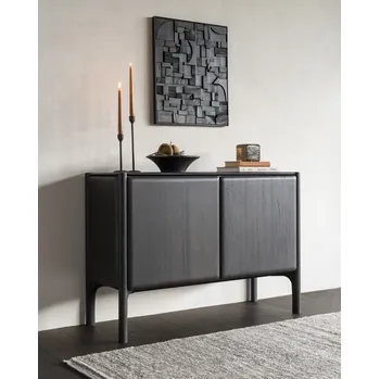 Madia PI Due ante in teak marrone scuro di Ethnicraft