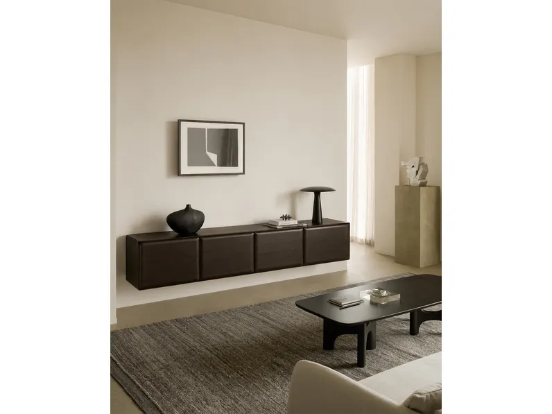 Madia sospesa PI Light in mogano rose brown di Ethnicraft