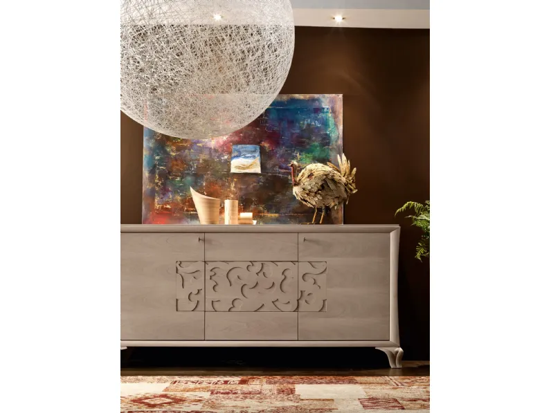 Madia a tre ante con decoro Portofino 01 di Modo 10