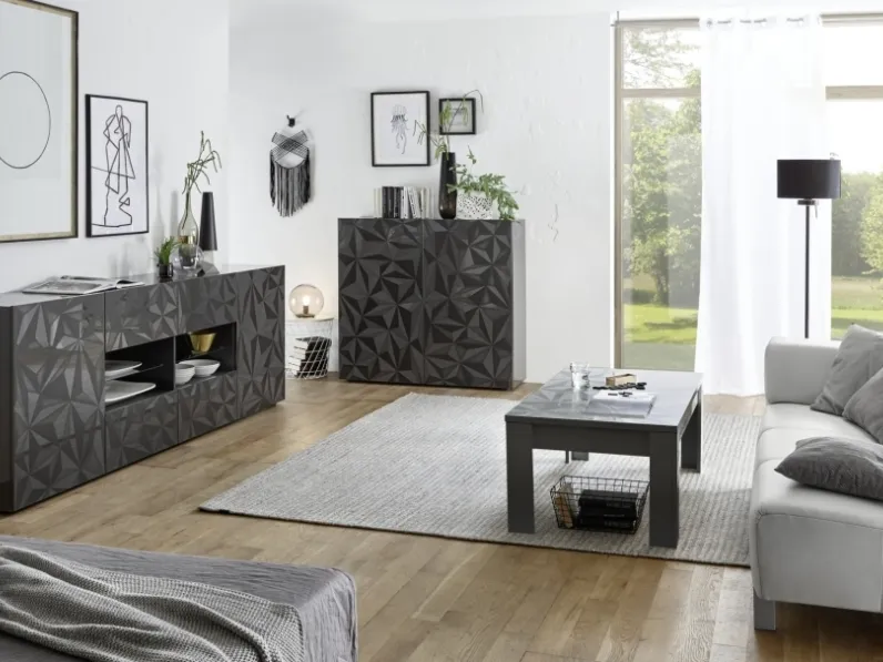 Madia Prisma Grigio di LC Mobili