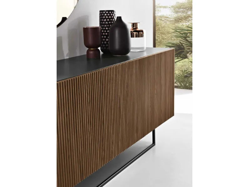 Madia Ronda con ante in MDF Tek di Capodarte