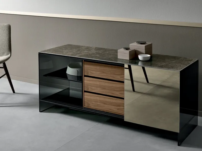 Madia in vetro Shoji Madia di Tonelli