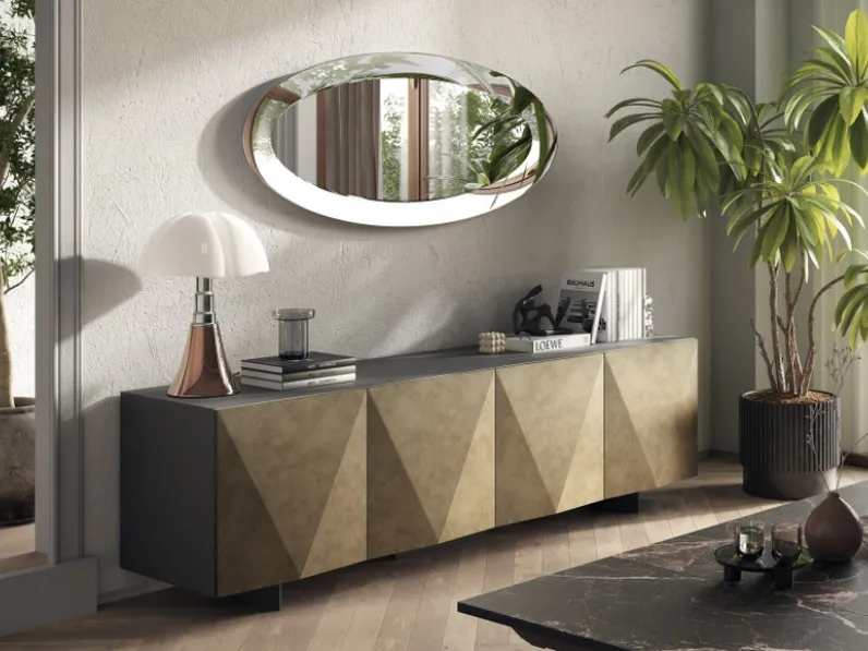 Madia Sideboard 01 in laccato opaco finitura Oxi di Scavolini