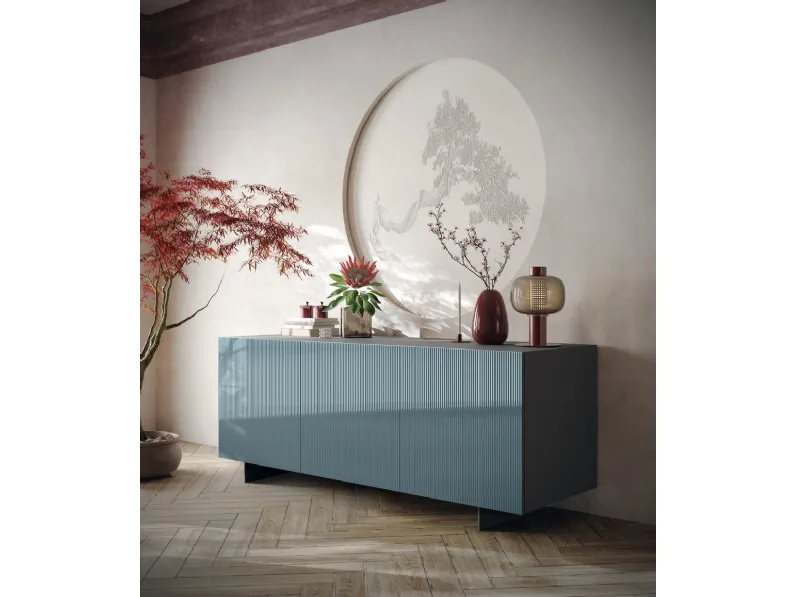 Madia Sideboard 07 in vetro dogato di Scavolini