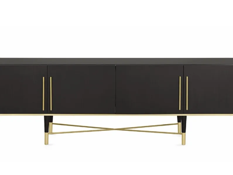 Madia Tama Crédence in frassino tinto nero di Gallotti&Radice