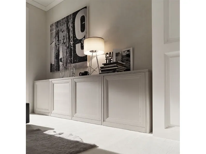 Madia Tea Modulare in legno laccato di Fasolin