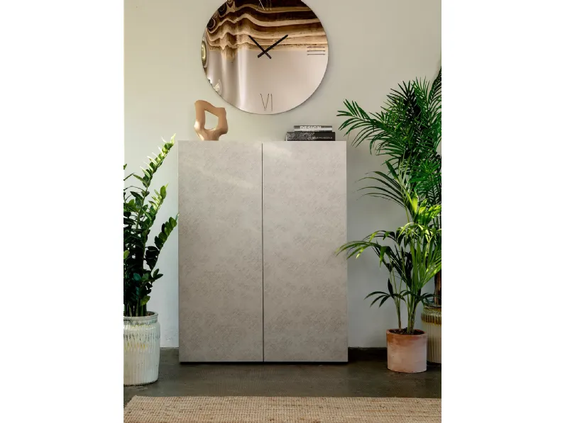 Madia Coated in legno con lavorazione spazzolata di Tonin Casa