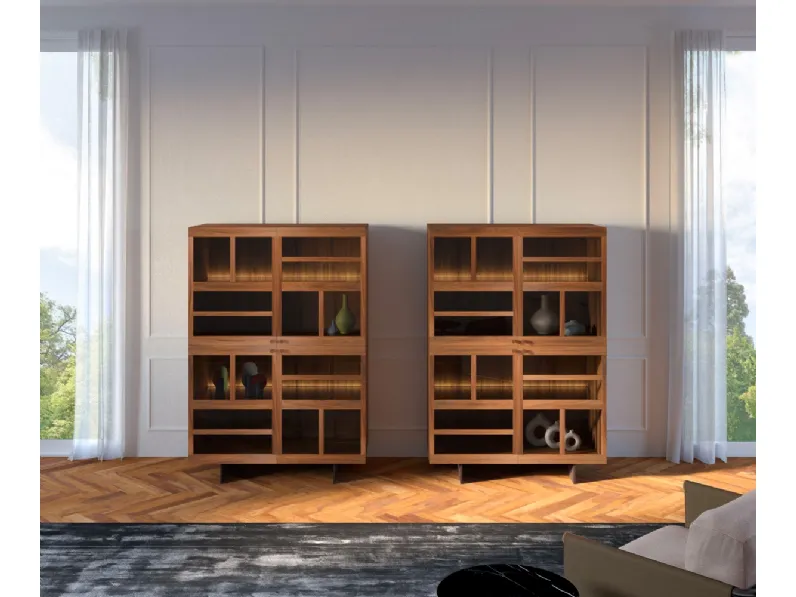 Madia verticale in legno Torii di Horm