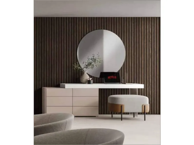 Madia Velvet 4-C4 con scrittoio di Artigianmobili