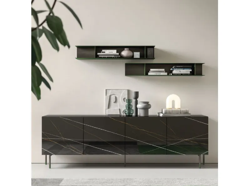 Madia Vitro 01 in vetro serigrafato di Orme