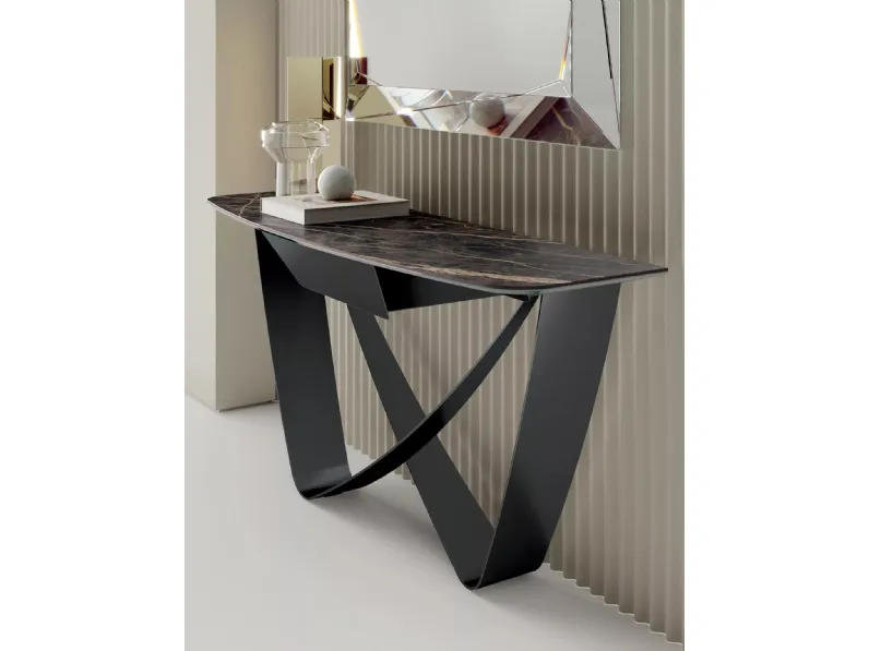 Mobile ingresso Bach Consolle in SuperMarmo di Bontempi