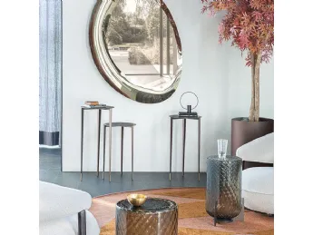 La consolle moderna Brio Keramic di Cattelan Italia presenta un design su più livelli.