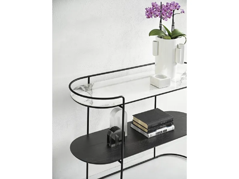 Mobile ingresso in tondino di metallo Atollo di Calligaris