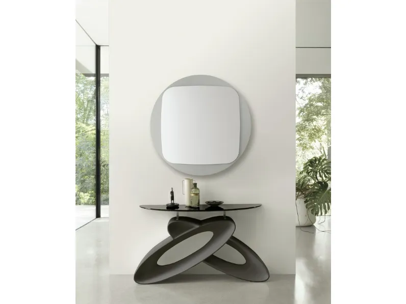 Mobile ingresso consolle Eclipse con top in vetro di Target Point