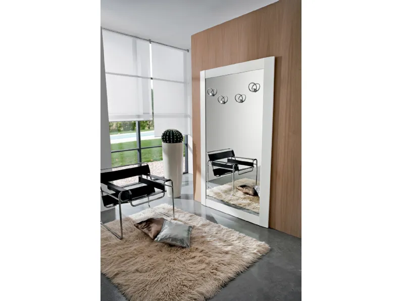 Mobile ingresso con specchio e appendiabiti Jessica di La Primavera