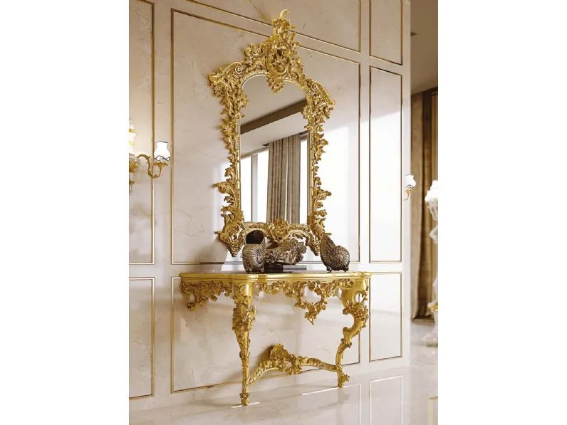 Mobile ingresso con specchiera Opera Consolle 3024 di Andrea Fanfani