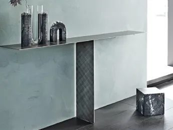 Consolle design in acciaio Tee di Cattelan Italia