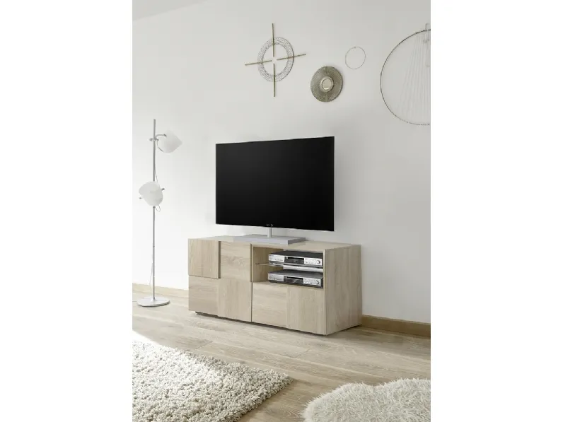 Mobile Porta Tv Dama in Rovere Samoa di LC Mobili