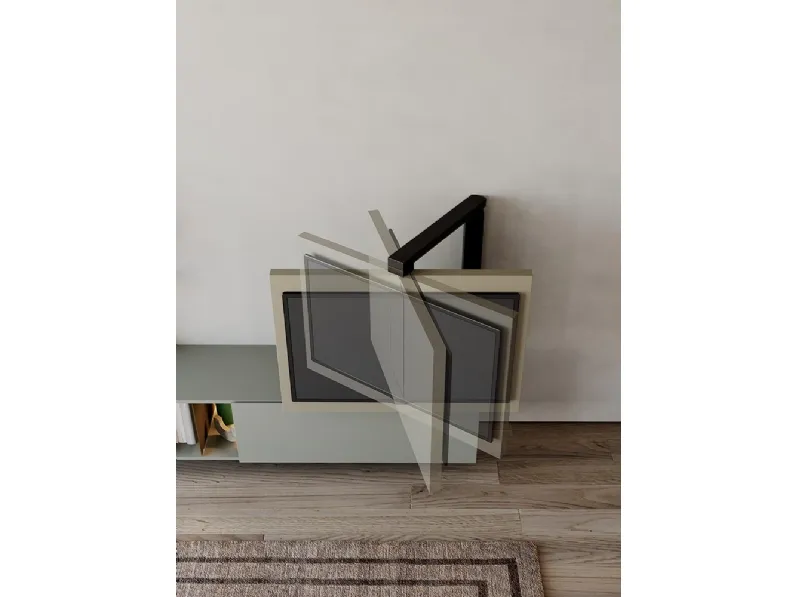Mobile Porta Tv Full con rotazione a 360 gradi di Astor Mobili