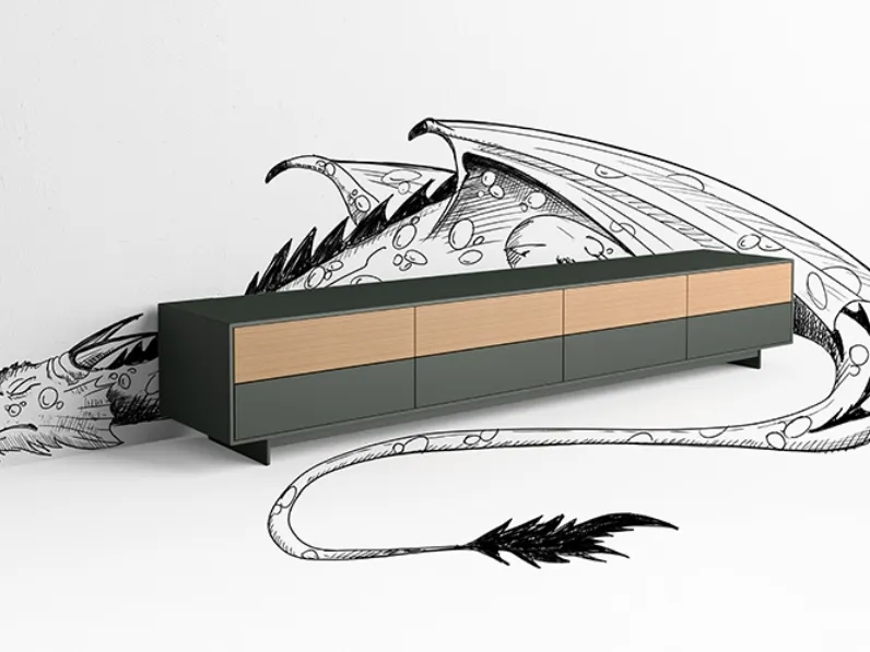 Mobile Porta Tv George di Minotti Italia