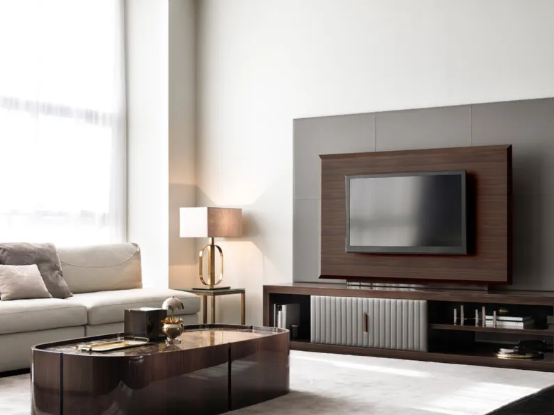 Mobile Porta Tv Hamilton in radica di mirto di Daytona Home