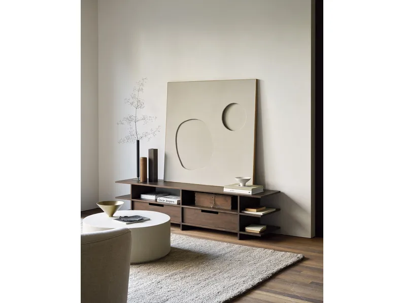 Mobile Porta Tv Kabuki in teak di Ethnicraft