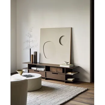 Mobile Porta Tv Kabuki in teak di Ethnicraft