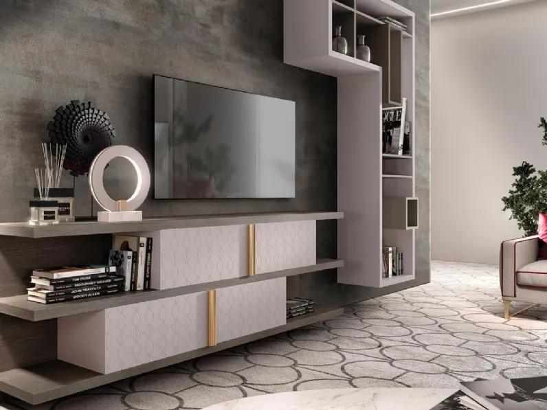 Mobile Porta Tv Mascari Street di Valderamobili