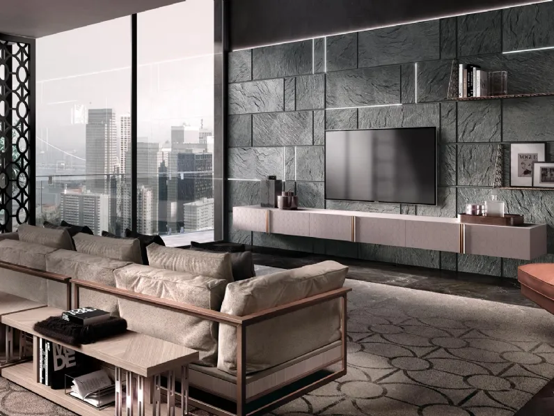 Mobile Porta Tv sospeso Mascari 04 di Valderamobili