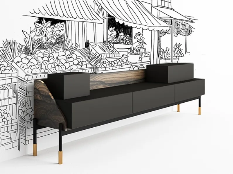 Mobile Porta Tv Banko TV di Minotti Italia