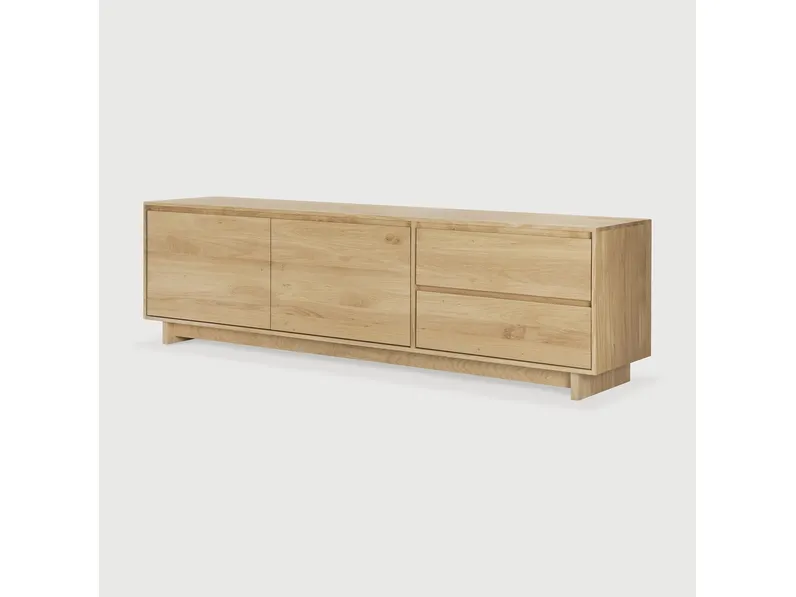 Mobile Porta Tv Wave in rovere di Ethnicraft
