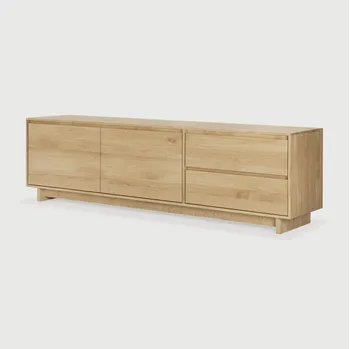 Mobile Porta Tv Wave in rovere di Ethnicraft