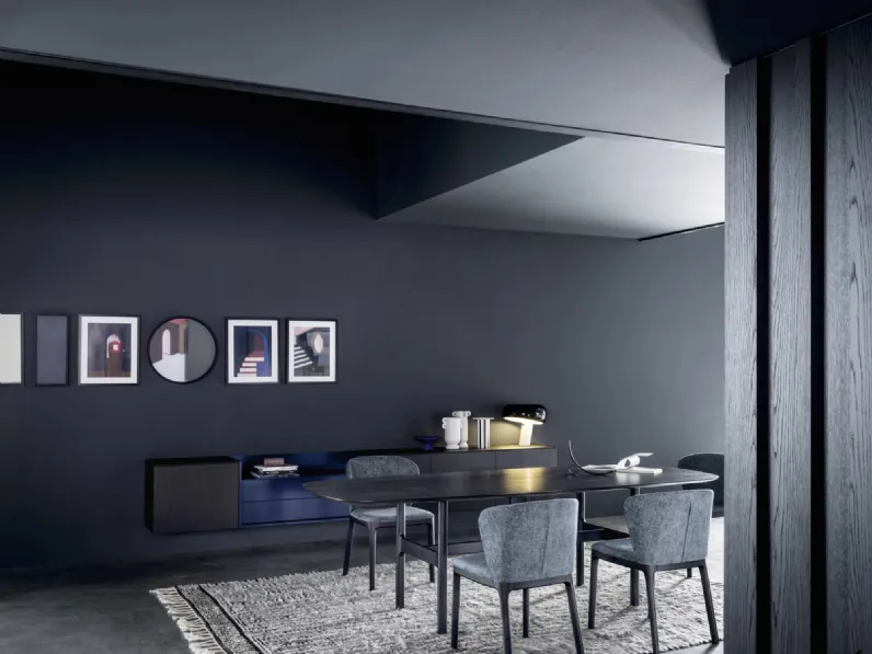 Mobile sospeso Box 18 in legno di Novamobili