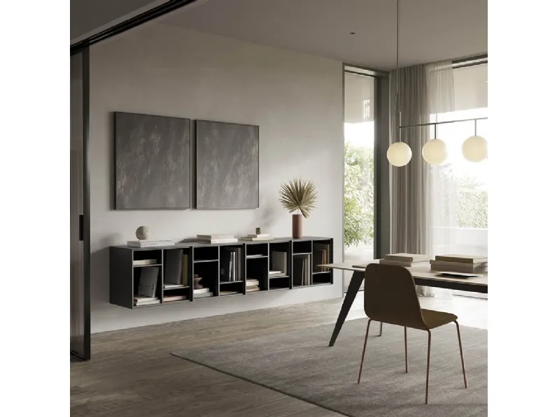 Mobile sospeso Lauki in finitura Kai Black di Treku