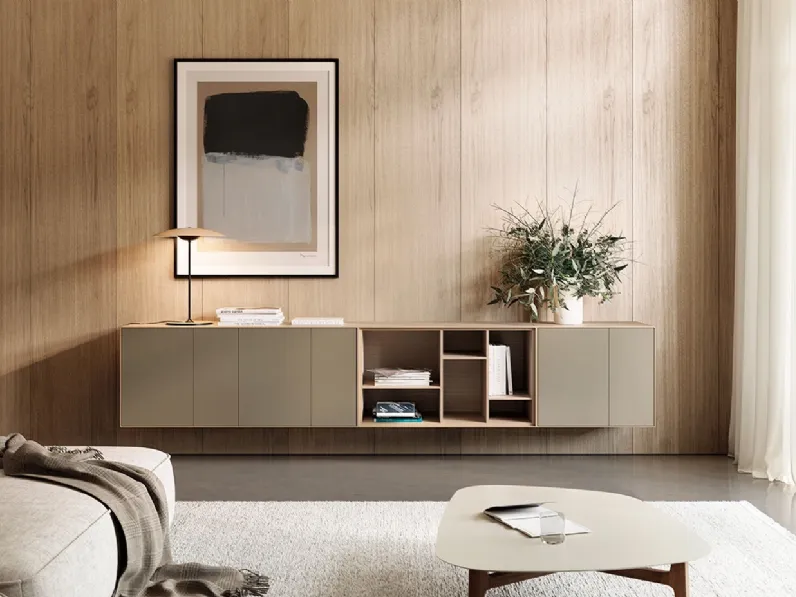 Mobile sospeso Lauki in laccato Tobacco di Treku