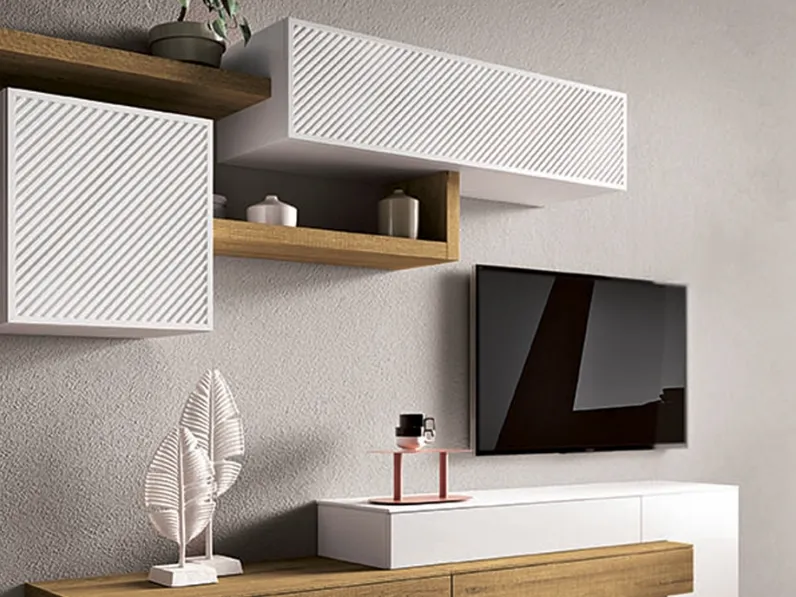 Parete Attrezzata 36Home Oblique di 2B Italia