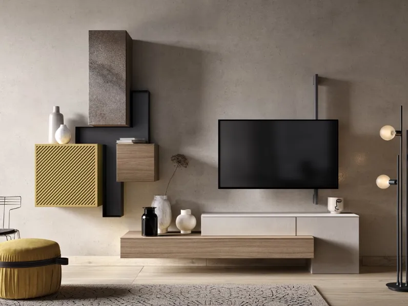 Parete Attrezzata 36Home Cross B di 2B Italia