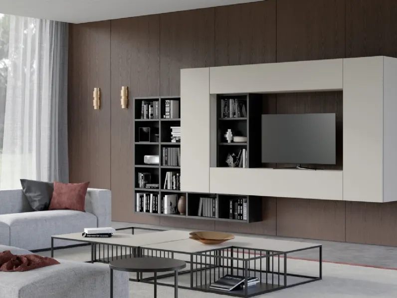 Parete Attrezzata Aliante composizione 01di  Linegianser