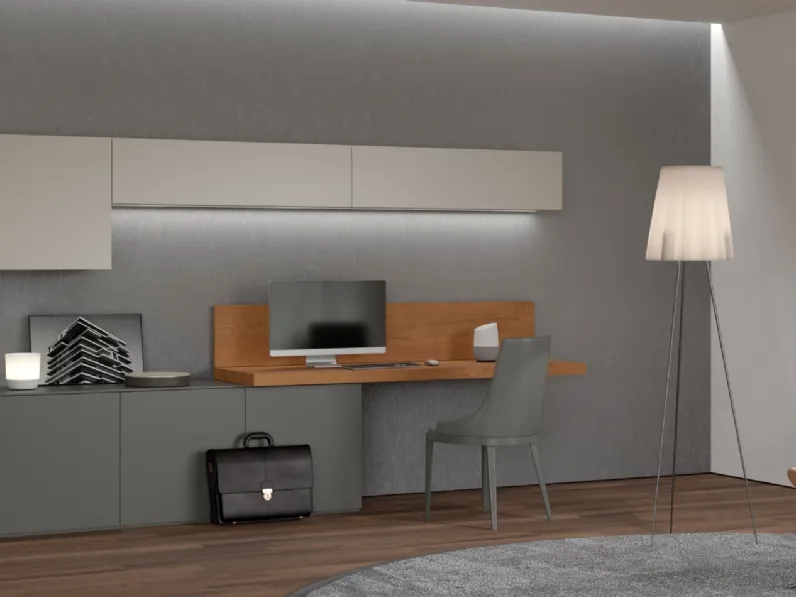 Parete Attrezzata Aliante composizione 04 di Linegianser