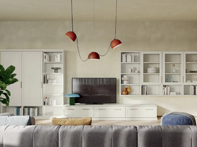 Parete Attrezzata Arcadia AS003 di Colombini Casa