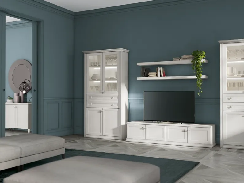 Parete Attrezzata Arcadia AS014 di Colombini Casa