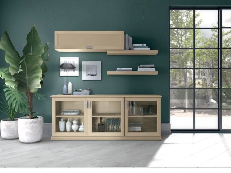 Parete Attrezzata Arcadia AS119 di Colombini Casa