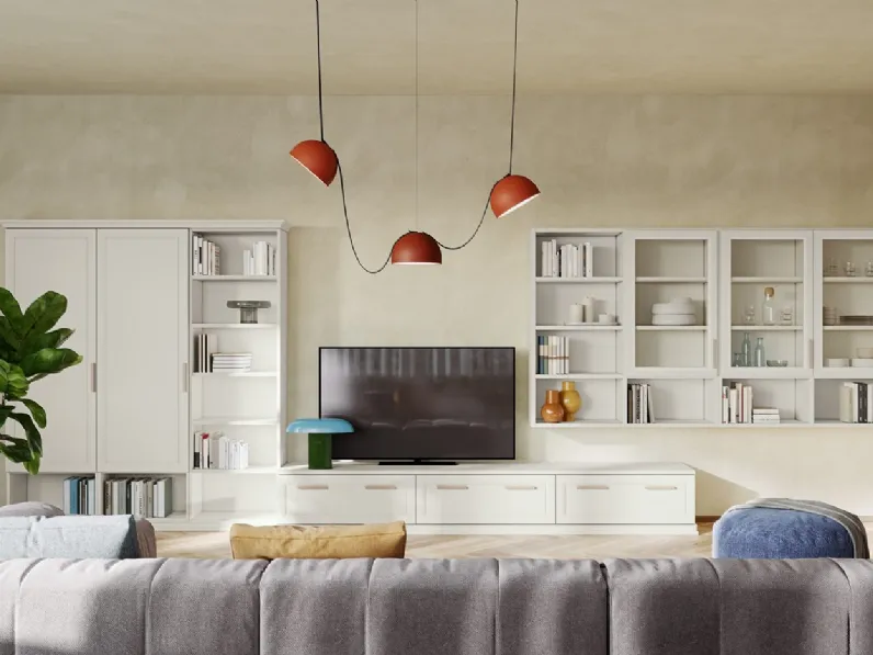 Parete Attrezzata Arcadia L003 di Colombini Casa