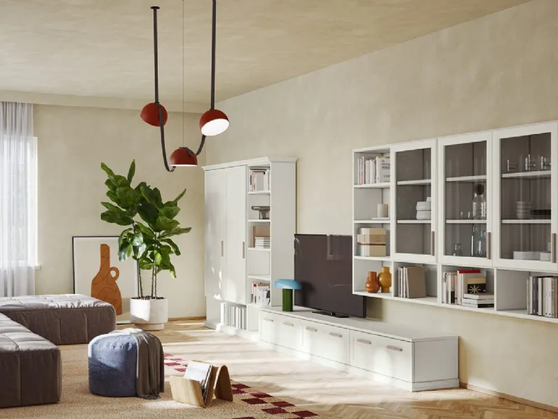 Parete Attrezzata Arcadia L003 di Colombini Casa