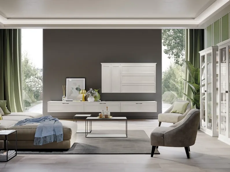 Parete Attrezzata Arcadia L013 di Colombini Casa