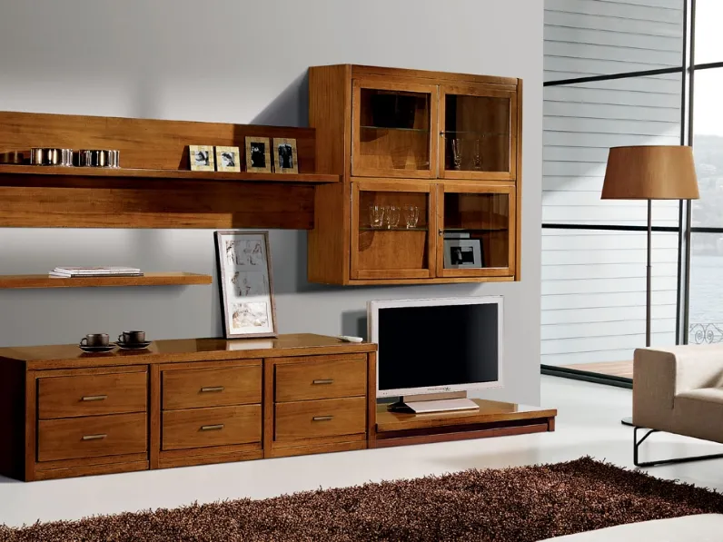 Parete Attrezzata Archimede City C5026 di Betamobili