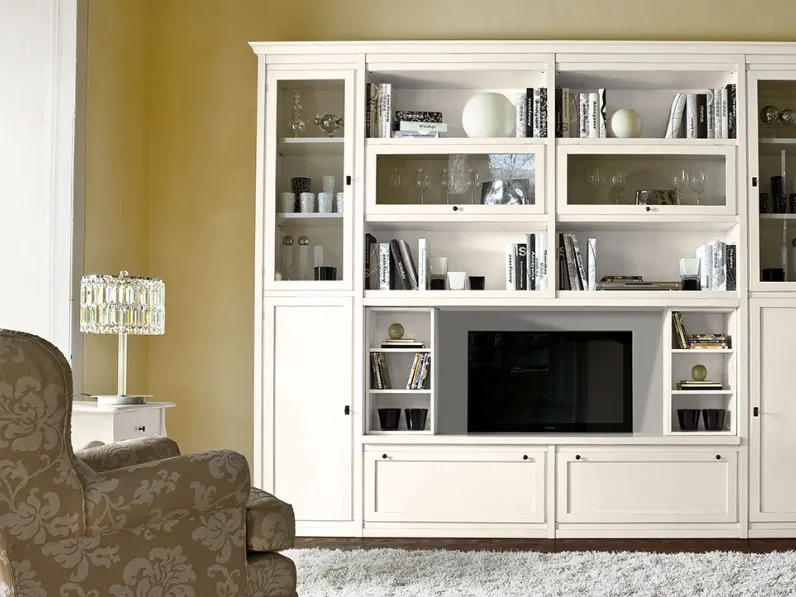 Parete Attrezzata Archimede Florence-C5031 di Betamobili